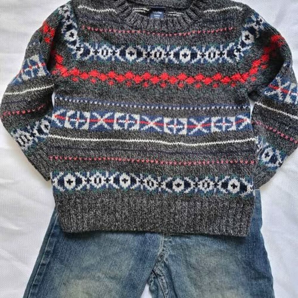 Baby Gap Sweater and Cherokee jeans 2T